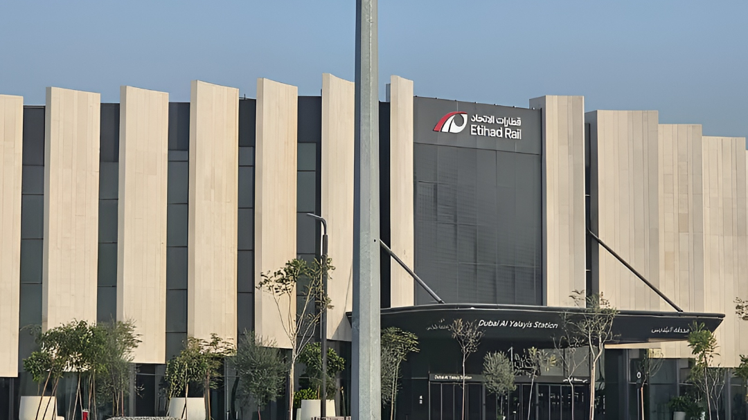 Dubai Al Yalayis Etihad Rail Station Takes Shape Ahead of September 30 Opening