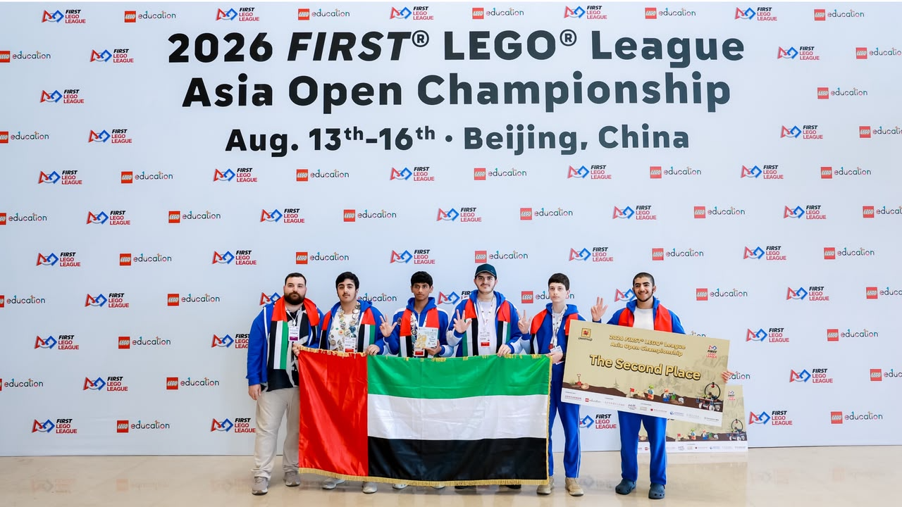 Hamdan Centre team secures second place at FIRST LEGO League Asia Open Championship