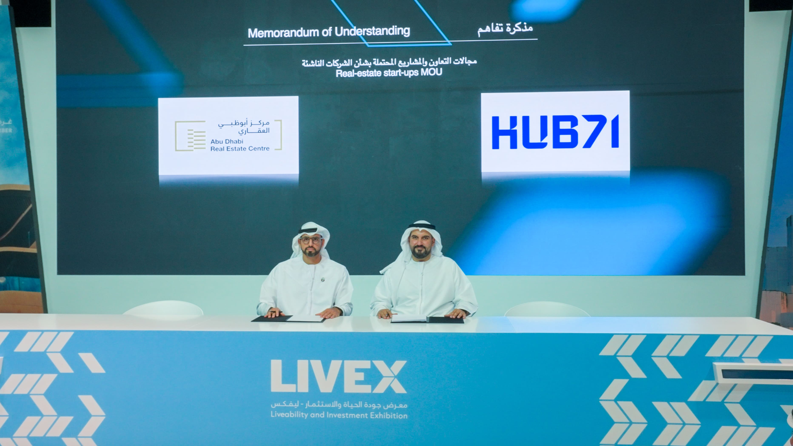 ADREC and Hub71 sign MoU to connect Abu Dhabi real estate with technology startups