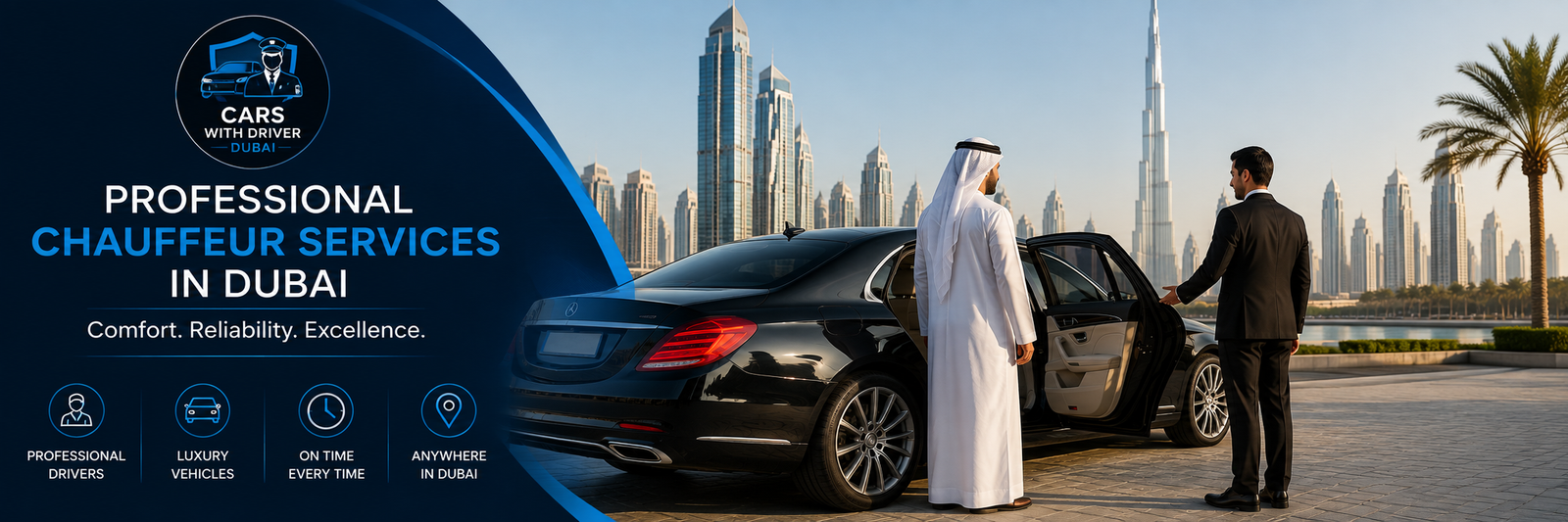 Cars with driver Dubai