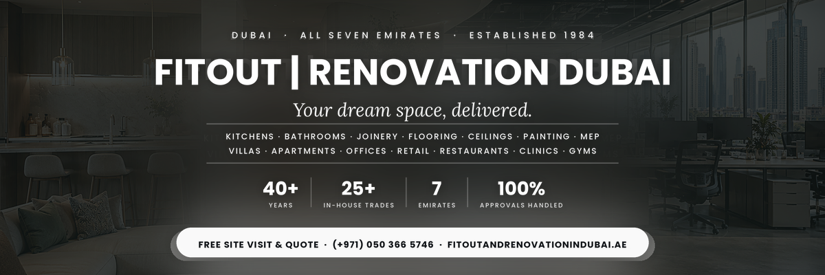 Fitout | Renovation Dubai