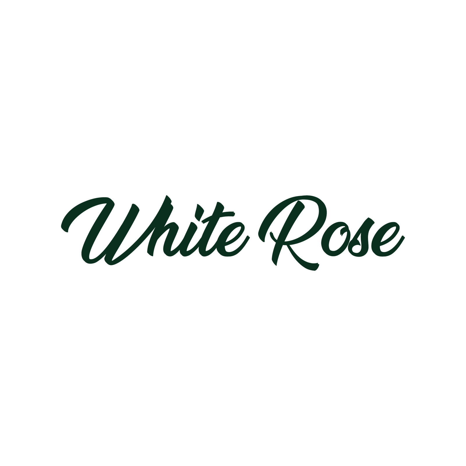 white rose flowers logo