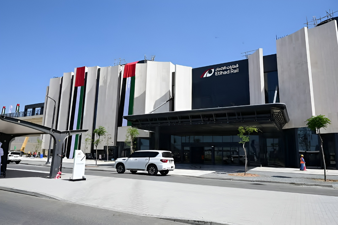 Inside Fujairah’s Etihad Rail Passenger Station With Stunning Mountain Views