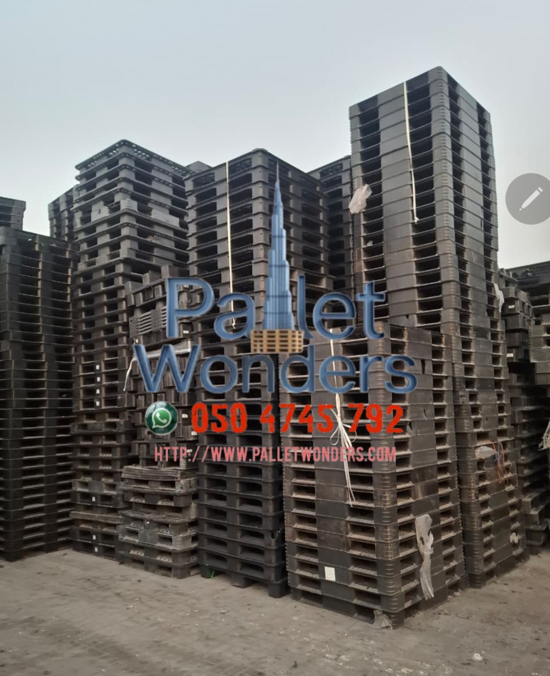 plastic 0507330544 pallets logo