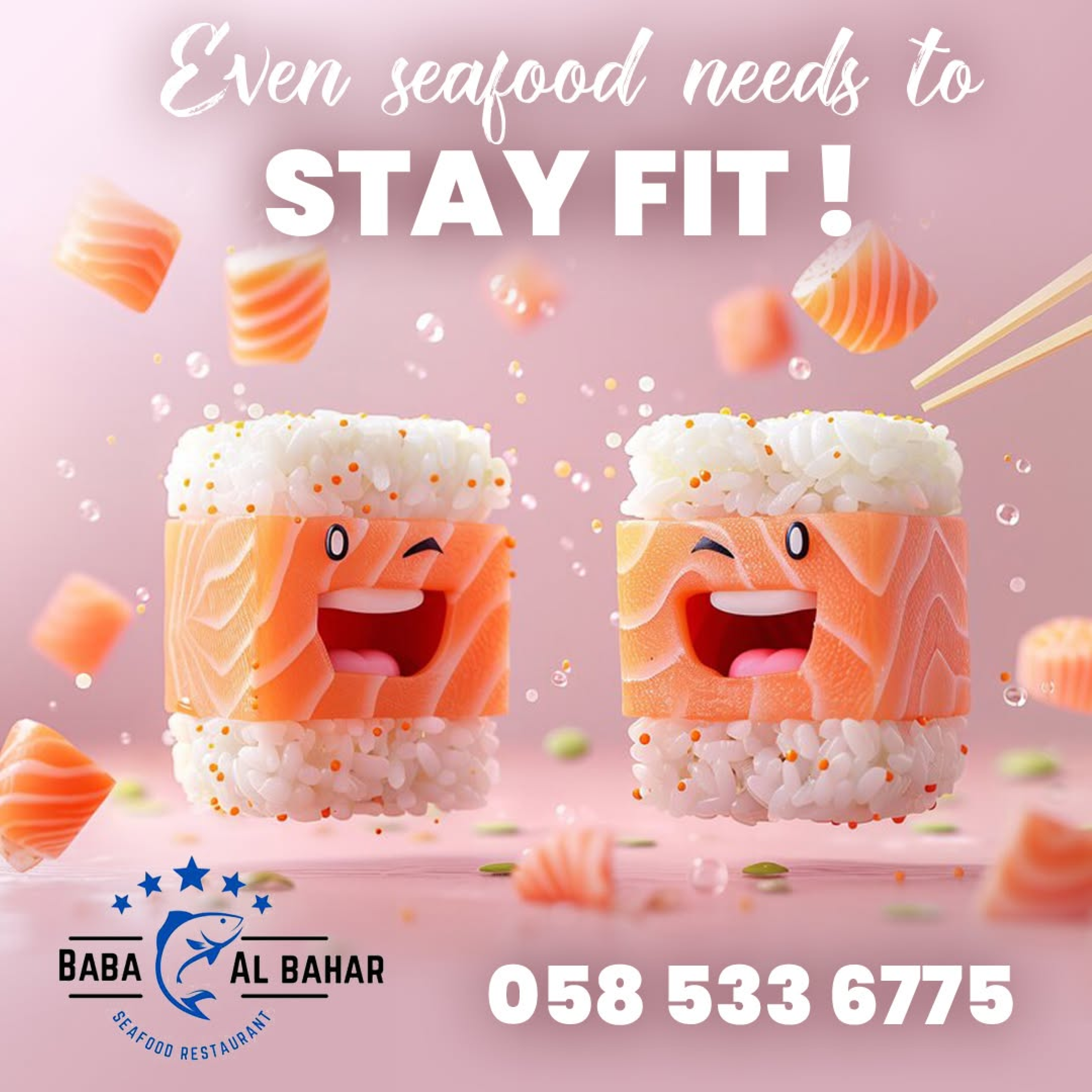 BABA Al Bahar the best SeaFood Restaurant in Dubai