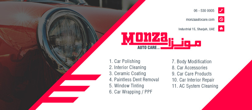 Monza Auto Care l.l.c - Best Detailing Shop in Sharjah