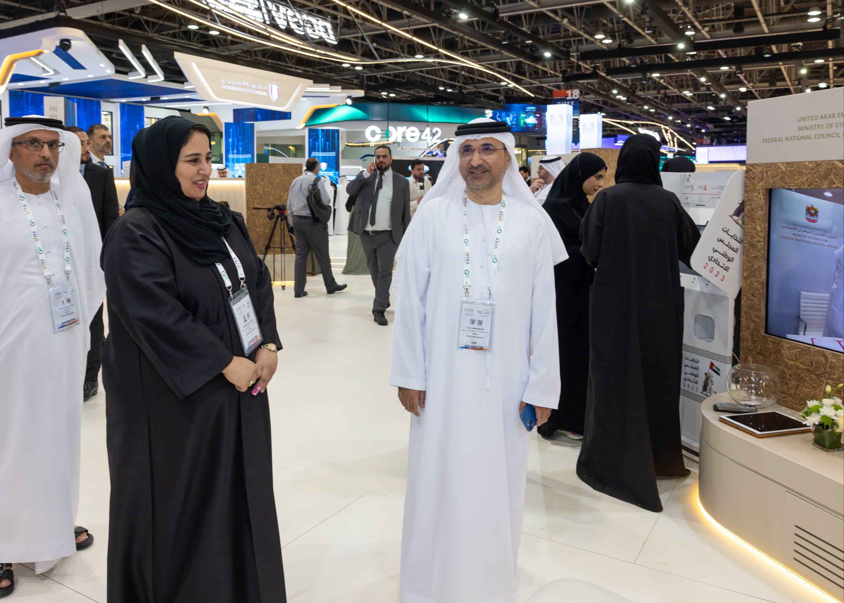Ministry of State for Federal National Council Affairs Showcases Smart Digital Platforms at GITEX Global 2024