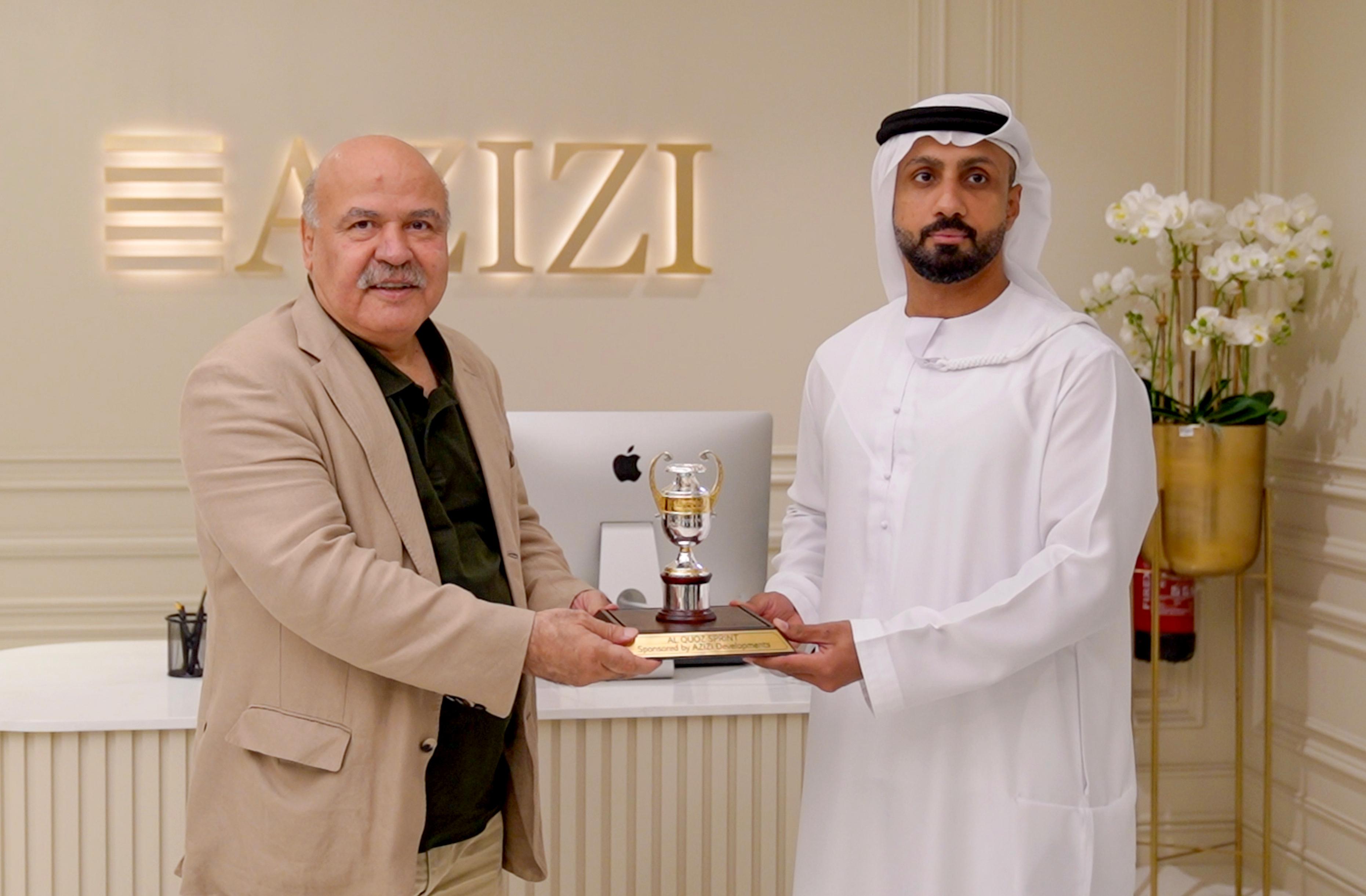 Mirwais Azizi Honoured with Sponsorship Appreciation Award by Dubai Racing Club