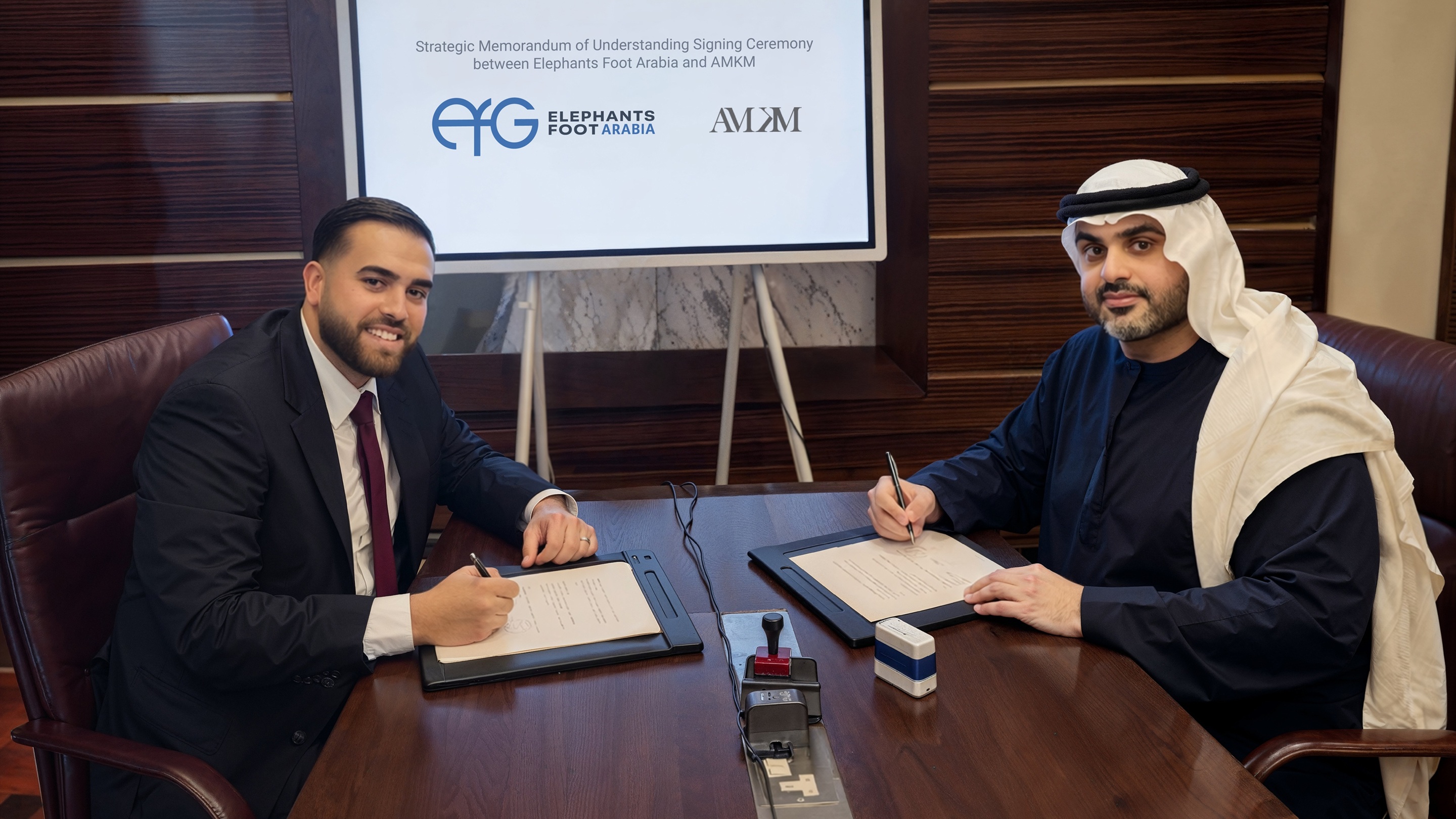 AMKM and Elephants Foot Arabia partner to advance sustainable infrastructure initiatives across the UAE