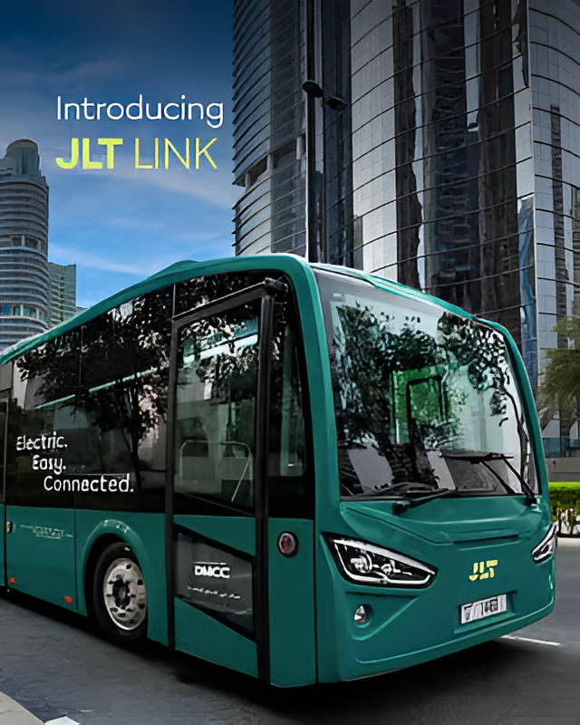 Dubai Launches JLT Link Electric Bus Service with Dh3 Fares and Metro Connectivity